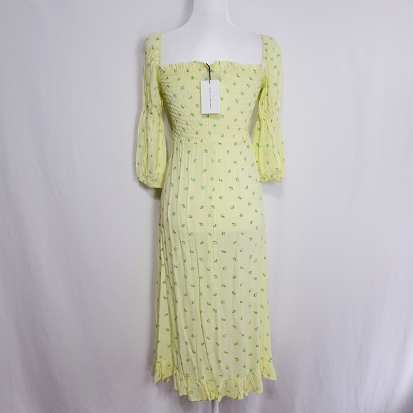 NEW- FAITHFULL THE BRAND Nora Midi Dress - Picture 9 of 11